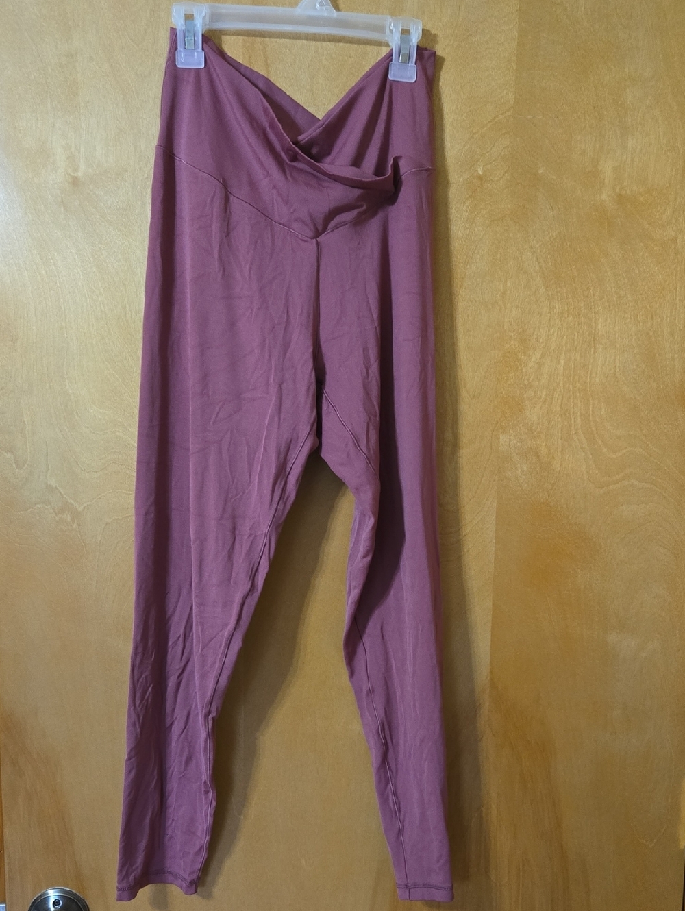 OFFLINE By Aeri High-Waist V-Waist Leggings - Mauve Pink